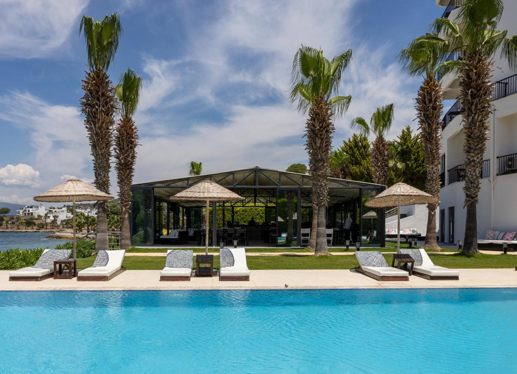 Med-Inn Hotel Gulluk Buitenkant foto