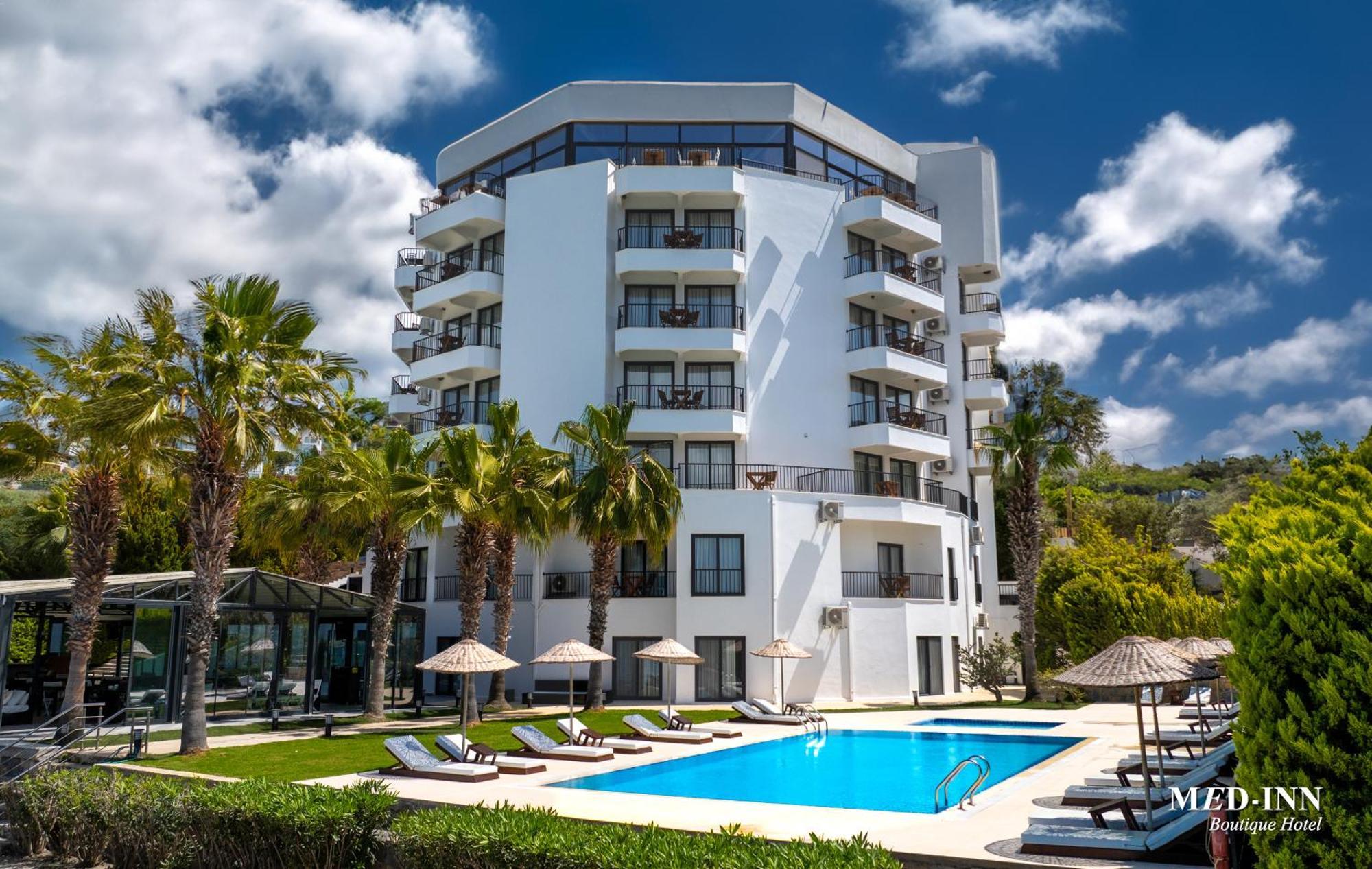 Med-Inn Hotel Gulluk Buitenkant foto