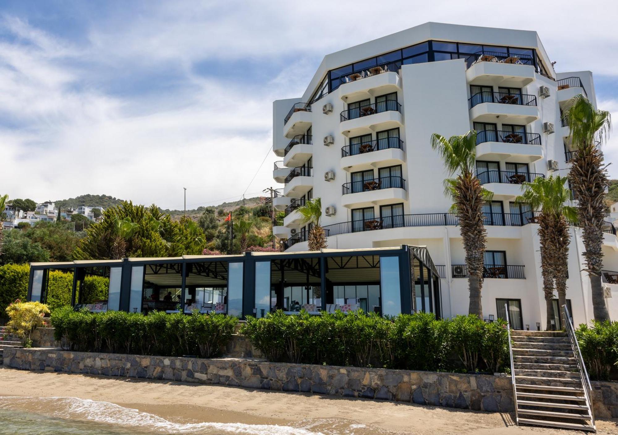 Med-Inn Hotel Gulluk Buitenkant foto