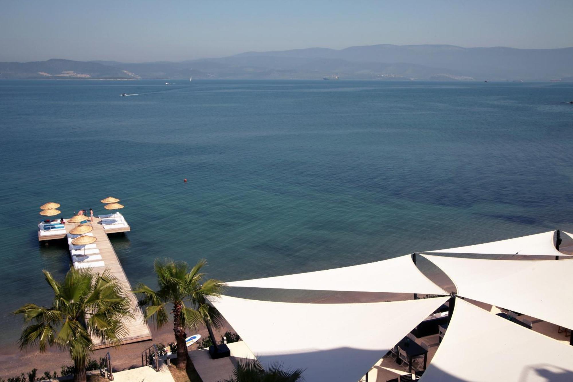 Med-Inn Hotel Gulluk Buitenkant foto