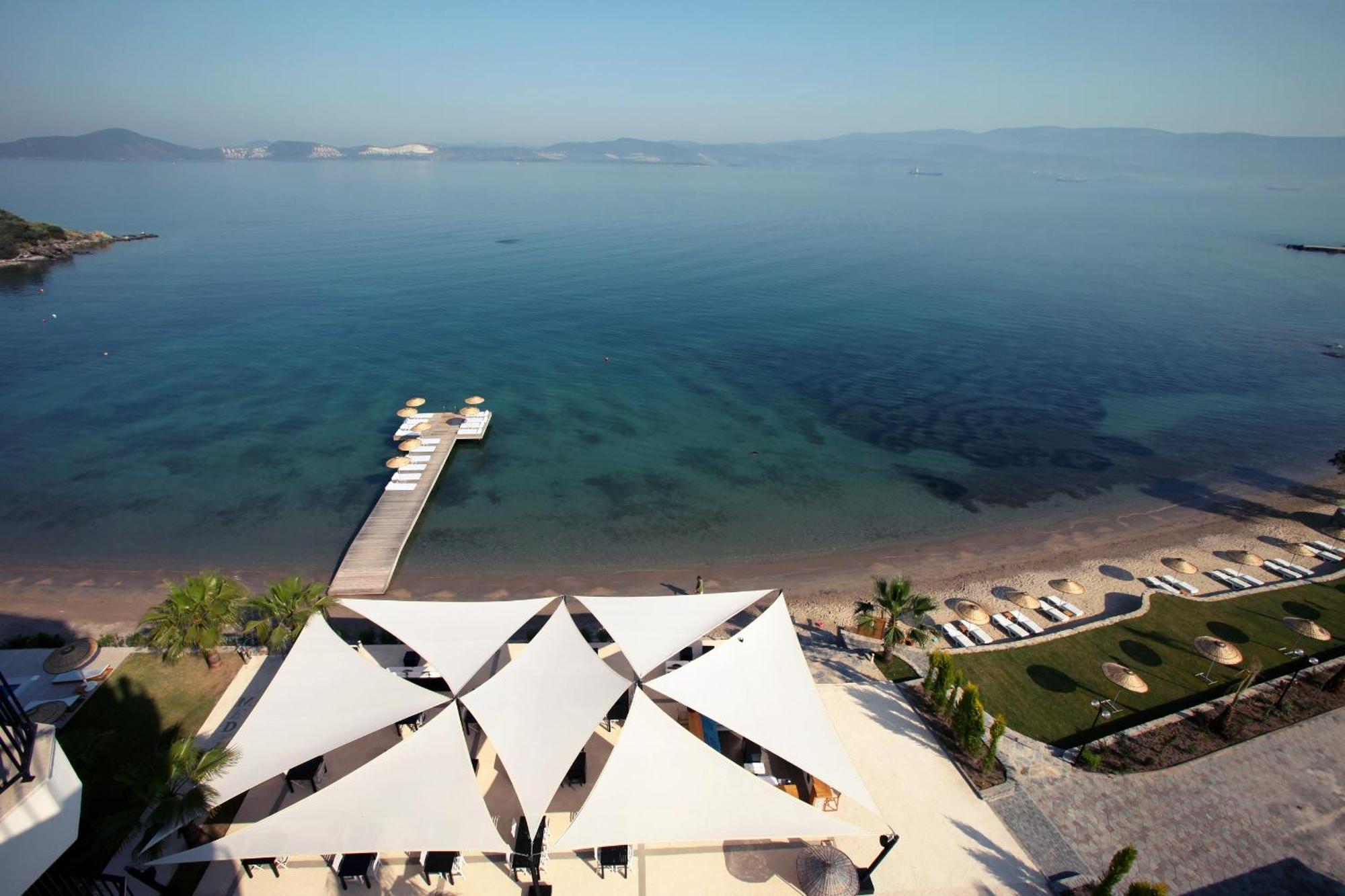Med-Inn Hotel Gulluk Buitenkant foto